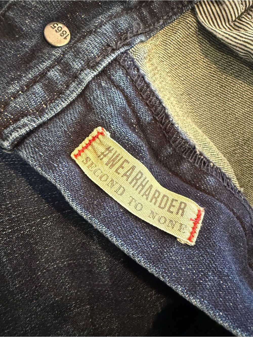 Slim Fit Men's Navy Blue Jeans - Classic Everyday Denim - Picture 7 of 11